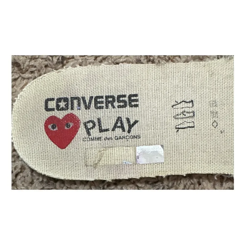 Converse x PLAY Comme des Garçons Chuck 70 **flawed** Size M10 W12